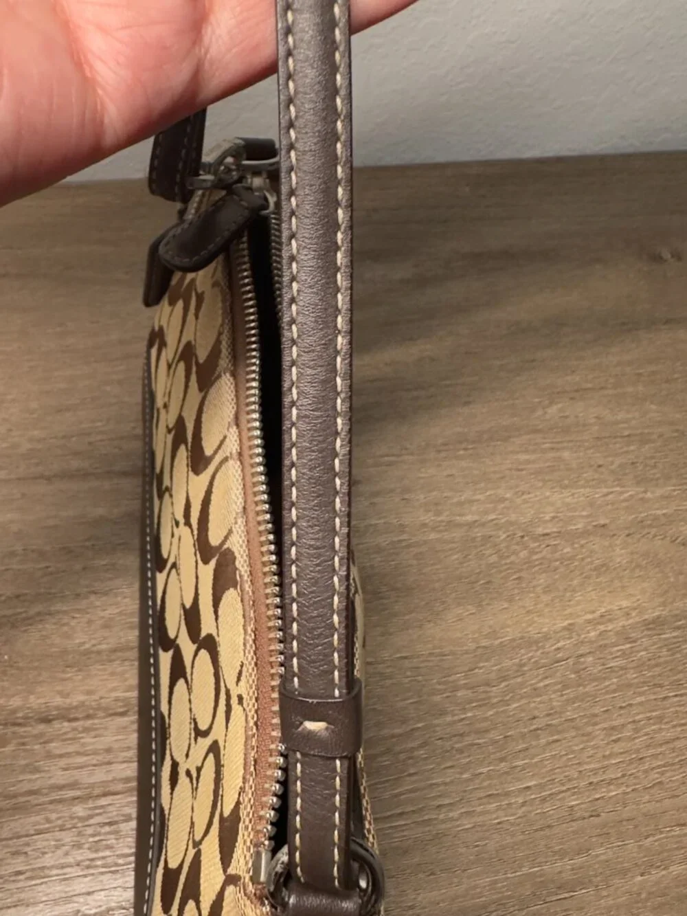 Vintage 2004 Coach Signature Demi Shoulder Bag 6094 Y2K